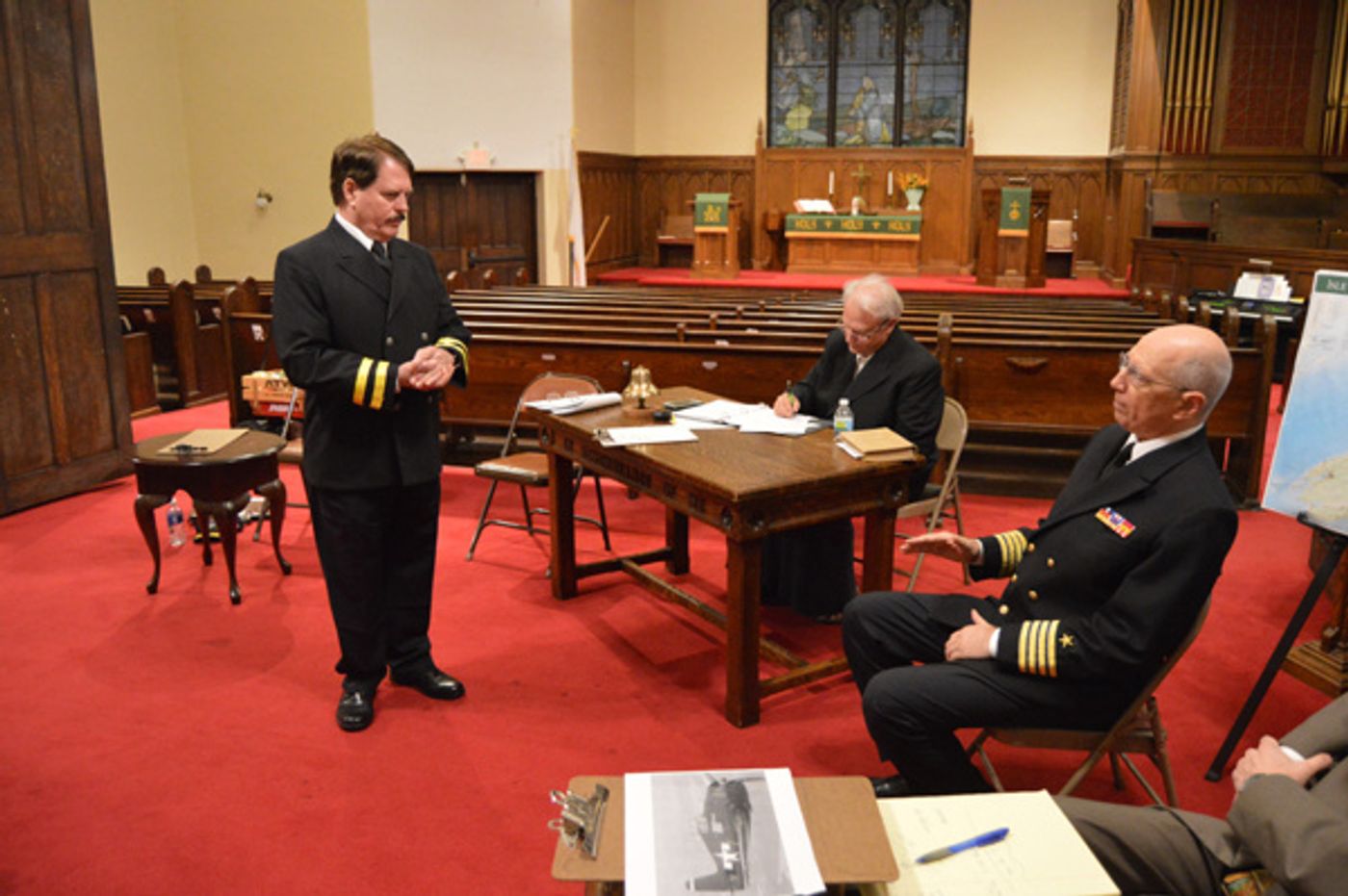 Photo Flash: First Look at THE CAINE MUTINY COURT MARTIAL at Arena Fair Theater  Image