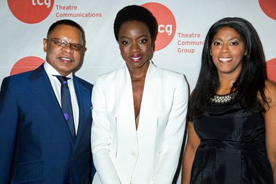 Stephen C. Byrd, Danai Gurira, Alia Jones-Harvey Photo