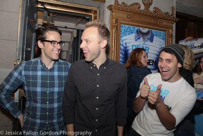 Steven Levenson, Justin Paul and Benj Pasek Photo