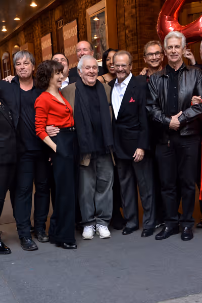 Jim Borstelmann, Bebe Neuwirth, John Kander, Barry Weissler and James Naughton Photo