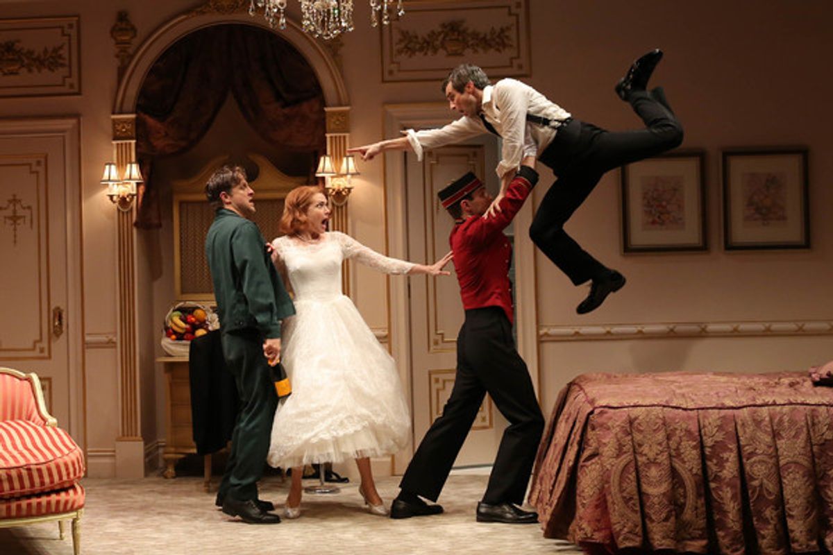 Joe Tippett, Holley Fain, Andrew Burnap and Michael Crane at 