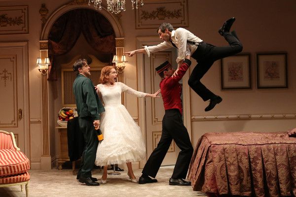 Joe Tippett, Holley Fain, Andrew Burnap and Michael Crane Photo