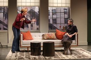 Francesca Faridany and Michael Crane @ BroadwayWorld Francesca Faridany and Michael Crane Photo