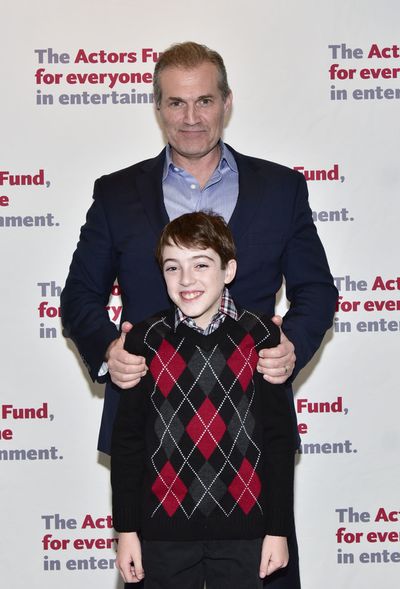 Marc Kudisch and Noah Himsdale  Photo