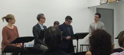 Elizabeth Morton, Patrick Breen, Sheffield Chastain, James Lecesne, Matt Doyle Photo