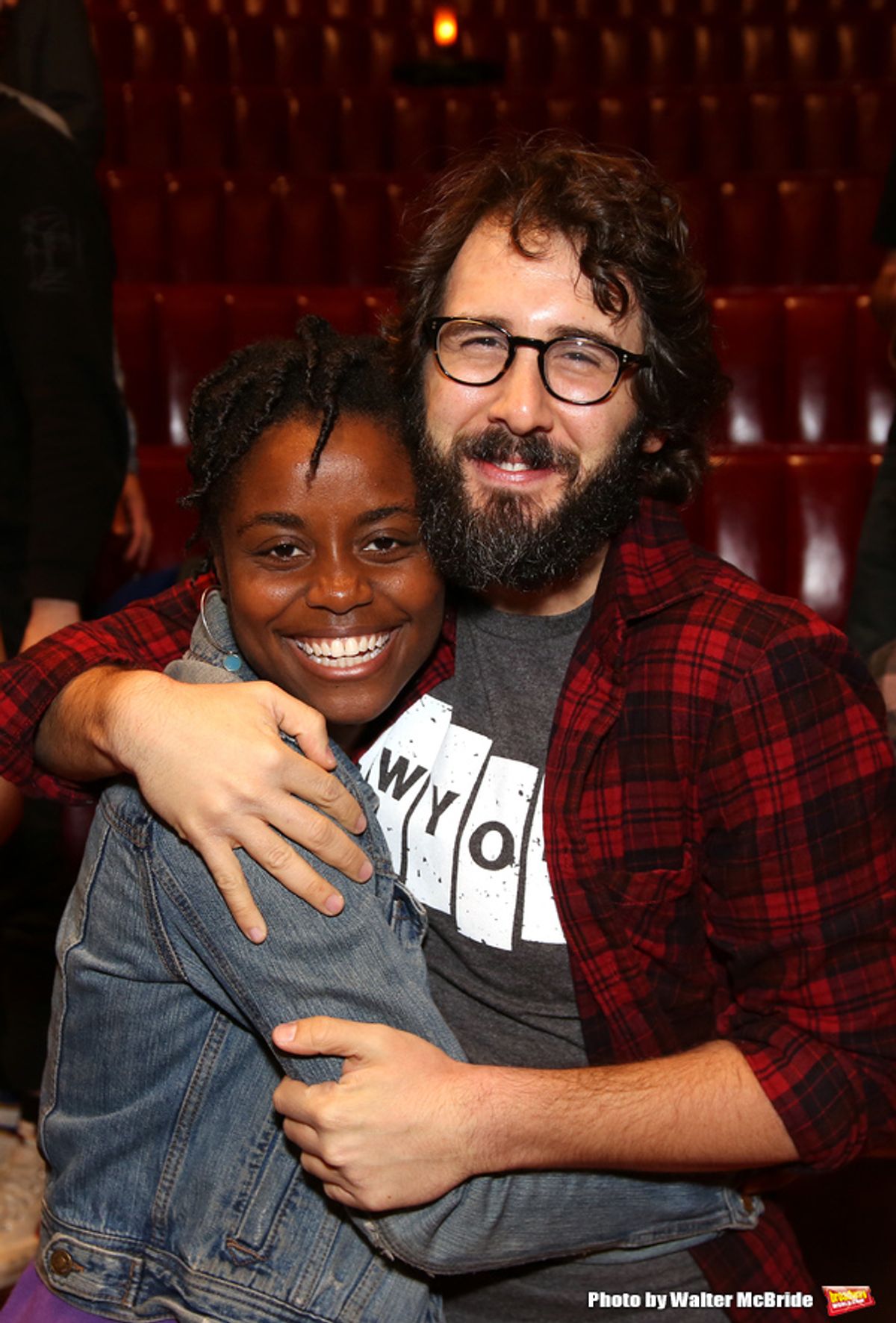 Denee Benton and Josh Groban at 