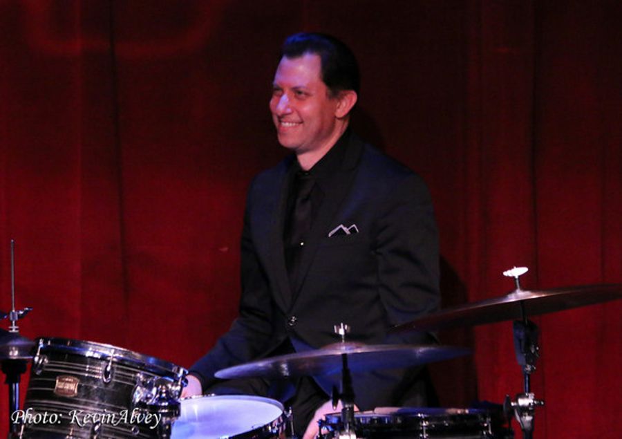 Photo Flash: Justin 'Squigs' Robertson Draws the Stars at Jim Caruso's Cast Party Image