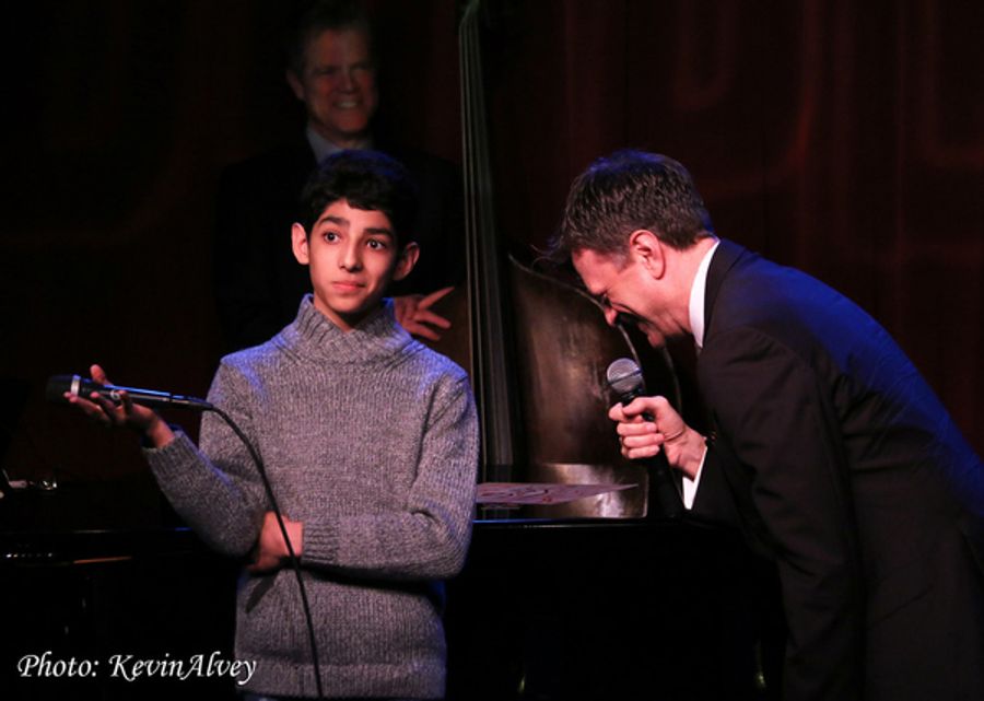Photo Flash: Justin 'Squigs' Robertson Draws the Stars at Jim Caruso's Cast Party Image