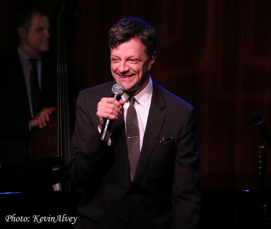Photo Flash: Justin 'Squigs' Robertson Draws the Stars at Jim Caruso's Cast Party Image