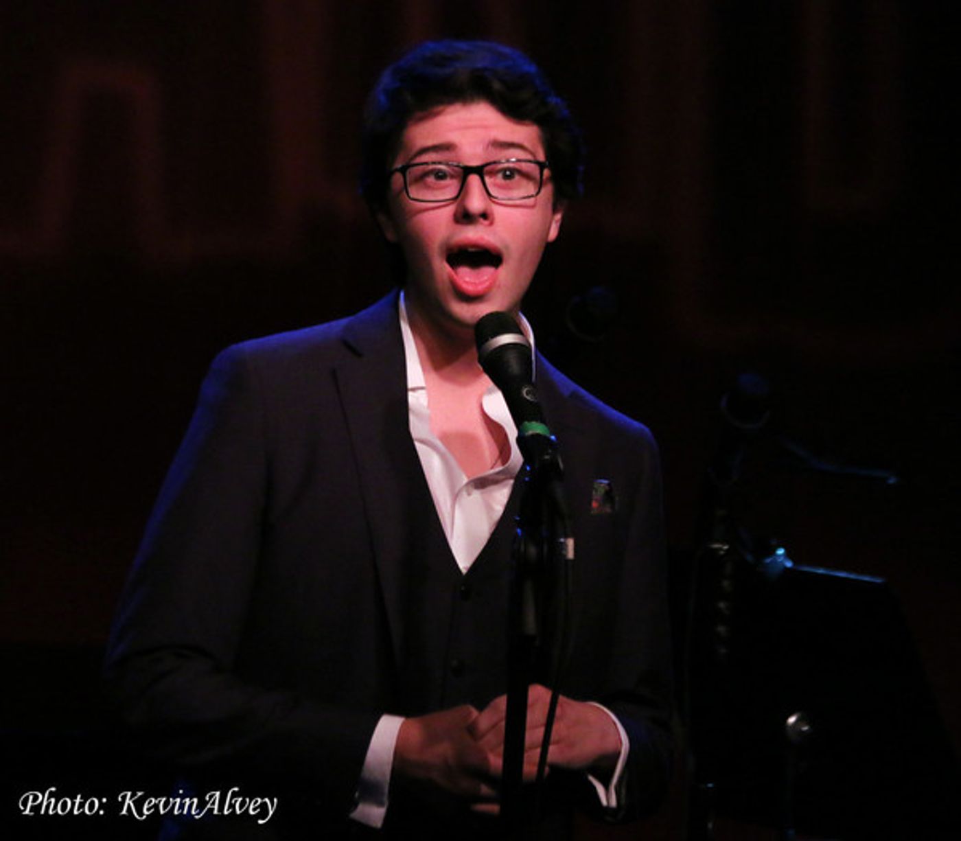 Photo Flash: Justin 'Squigs' Robertson Draws the Stars at Jim Caruso's Cast Party  Image