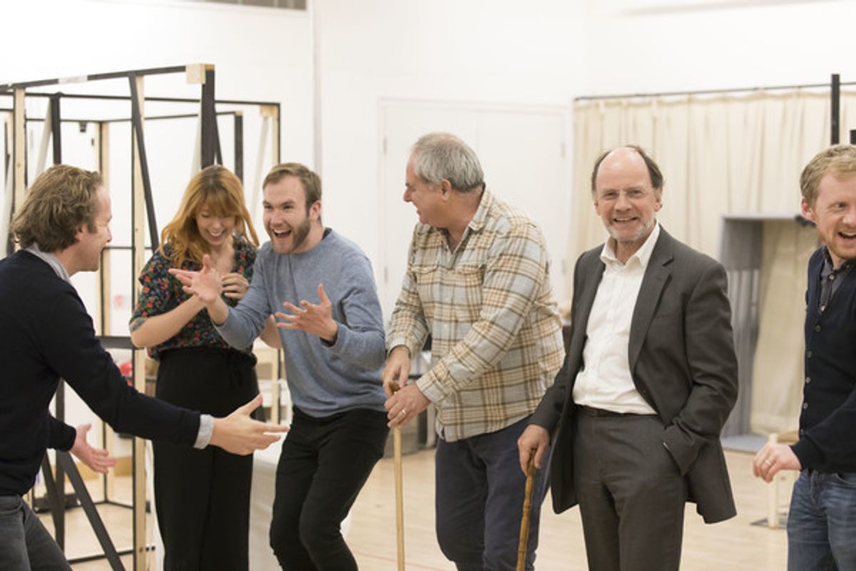 Rebecca Humphries, Joe Bannister, Howard Ward, Simon Chandler and Gunnar Cauthery at 