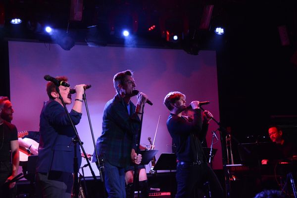 Ethan Slater, Bryce Ryness and Maximilian Sangerman Photo