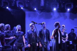 Maximilian Sangerman, Bryce Ryness, LaChanze and Ryann Redmond Photo