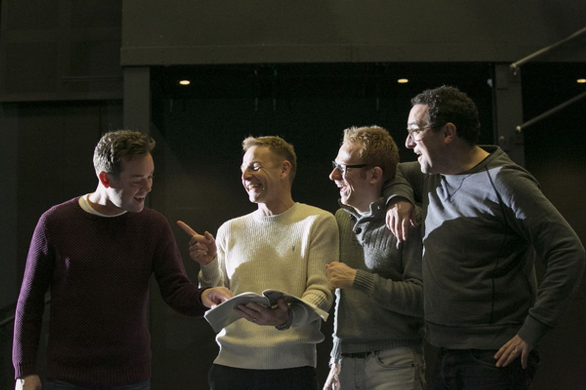 Stephen Mulhern, Paul Hendy, Lloyd Hollett and Ben Roddy at 