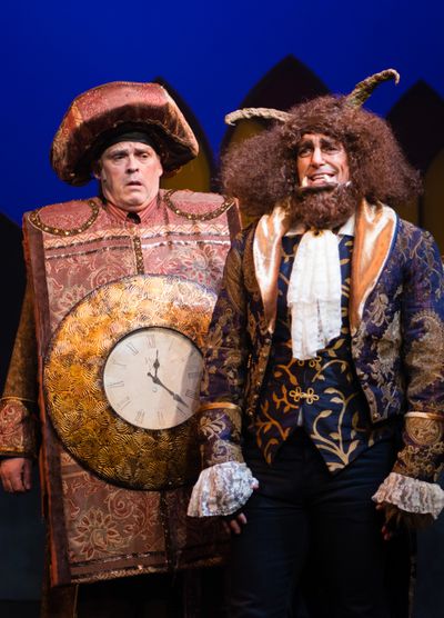 The Beast (TYLER MCKENNA* ) opens up to Cogsworth (PAUL PLAIN) about their beautiful  Photo