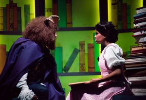 A tale as old as time begins to work its magic as Belle (JANELLE LASALLE) and the Beast (TYLER MCKENNA* ) share a tender moment in Berkeley Playhouse's production of Disney's Beauty and the Beast, directed by Kimberly Dooley. Performing at the Julia Morga @ BroadwayWorld A tale as old as time begins to work its magic as Belle (JANELLE LASALLE) and the Bea Photo