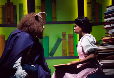 A tale as old as time begins to work its magic as Belle (JANELLE LASALLE) and the Bea Photo