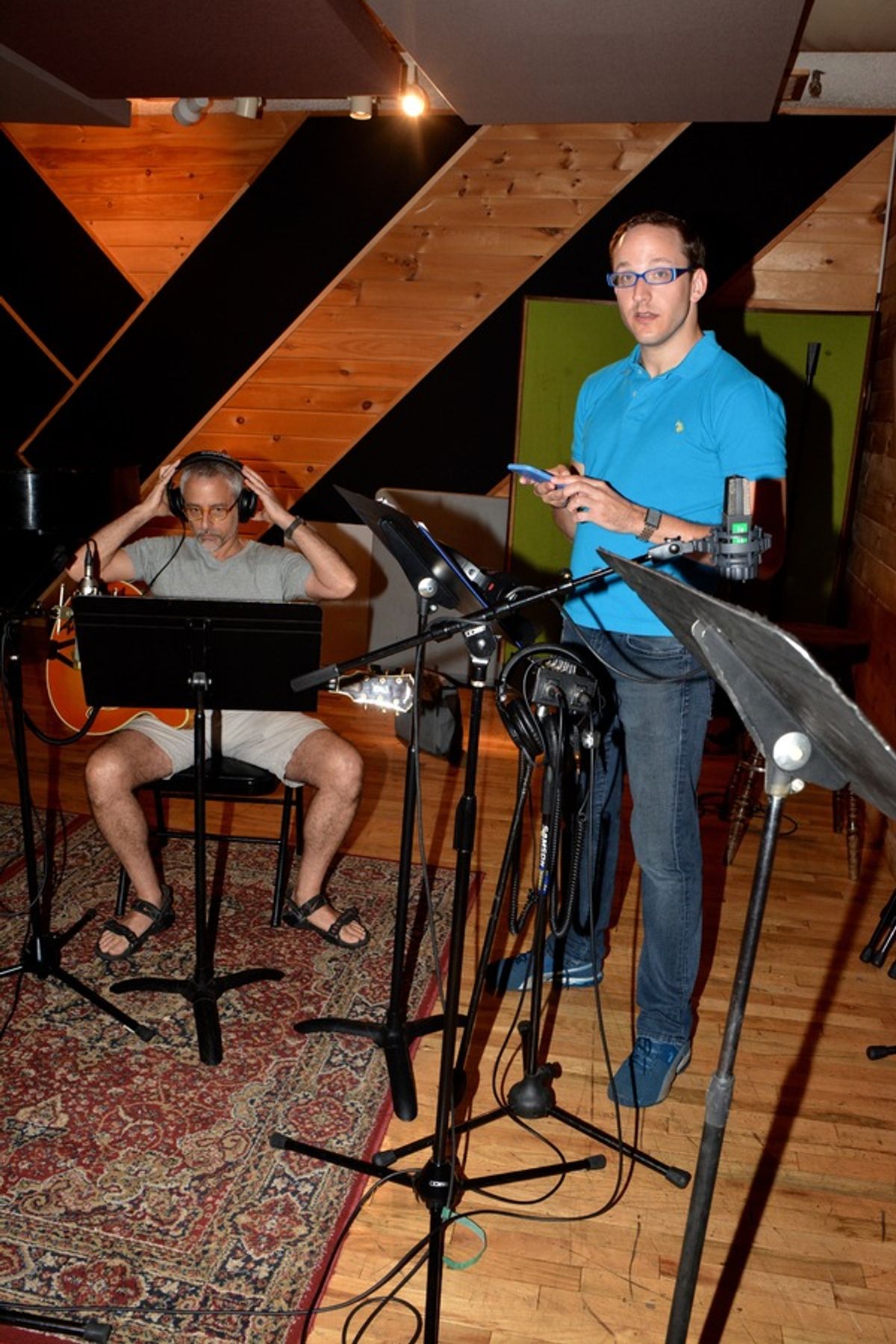 Jim Hershman and John Bell at 