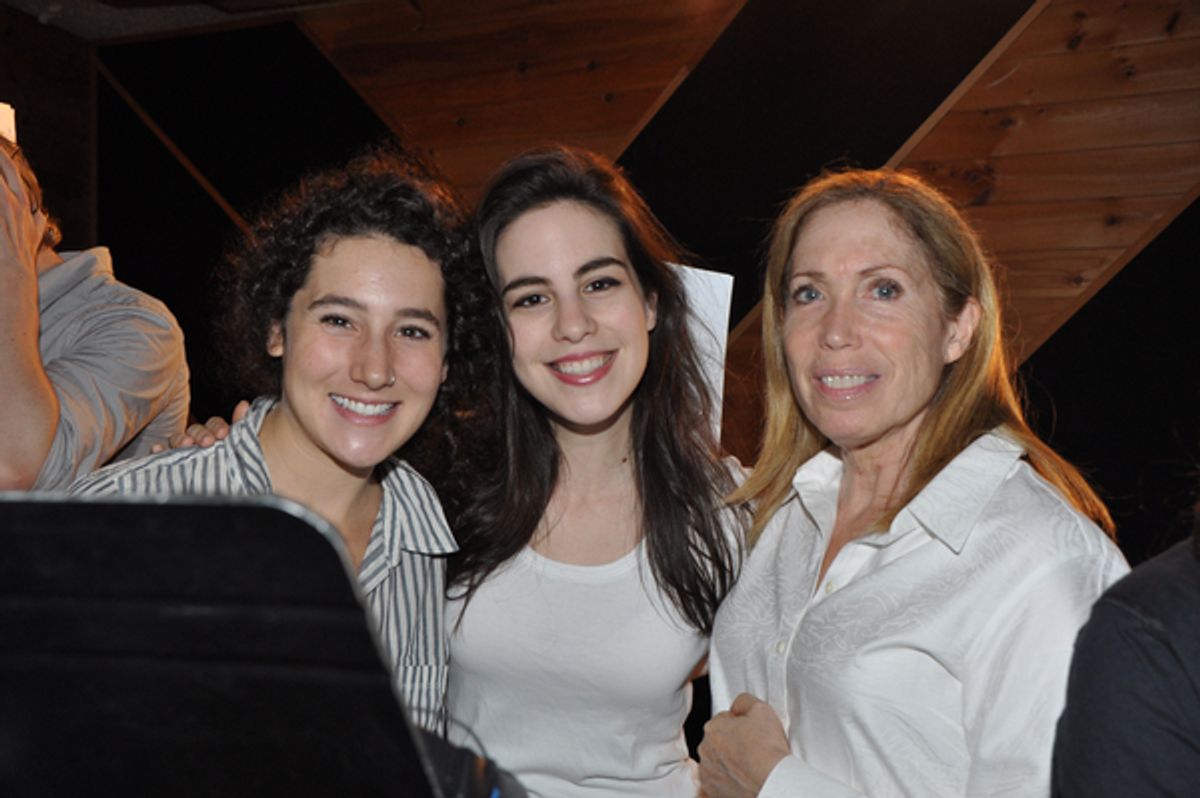 Sarah Parker, Jemmy Rose Baker and Alix Korey at 