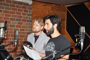 Aaron Young and George Psomas @ BroadwayWorld Aaron Young and George Psomas Photo