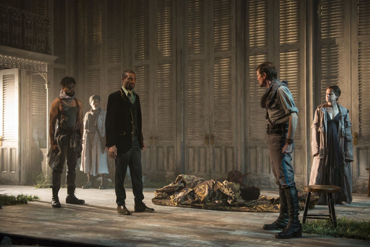 Rashaad Hall, Dexter Zollicoffer, Michael Pogue, Thomas J. Cox and Sandra Marquez at 