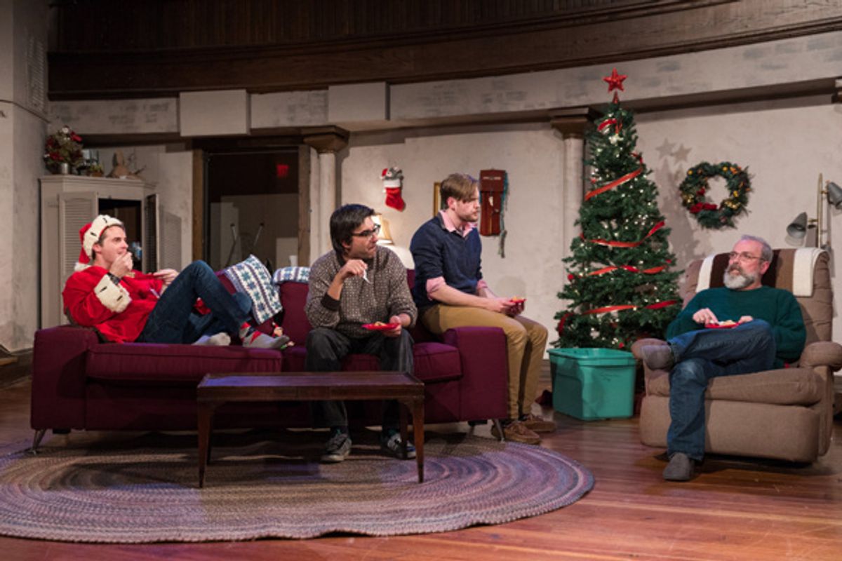 Josh Short, Dave Rabinow, Gunnar Manchester, Roger Lemelin at 