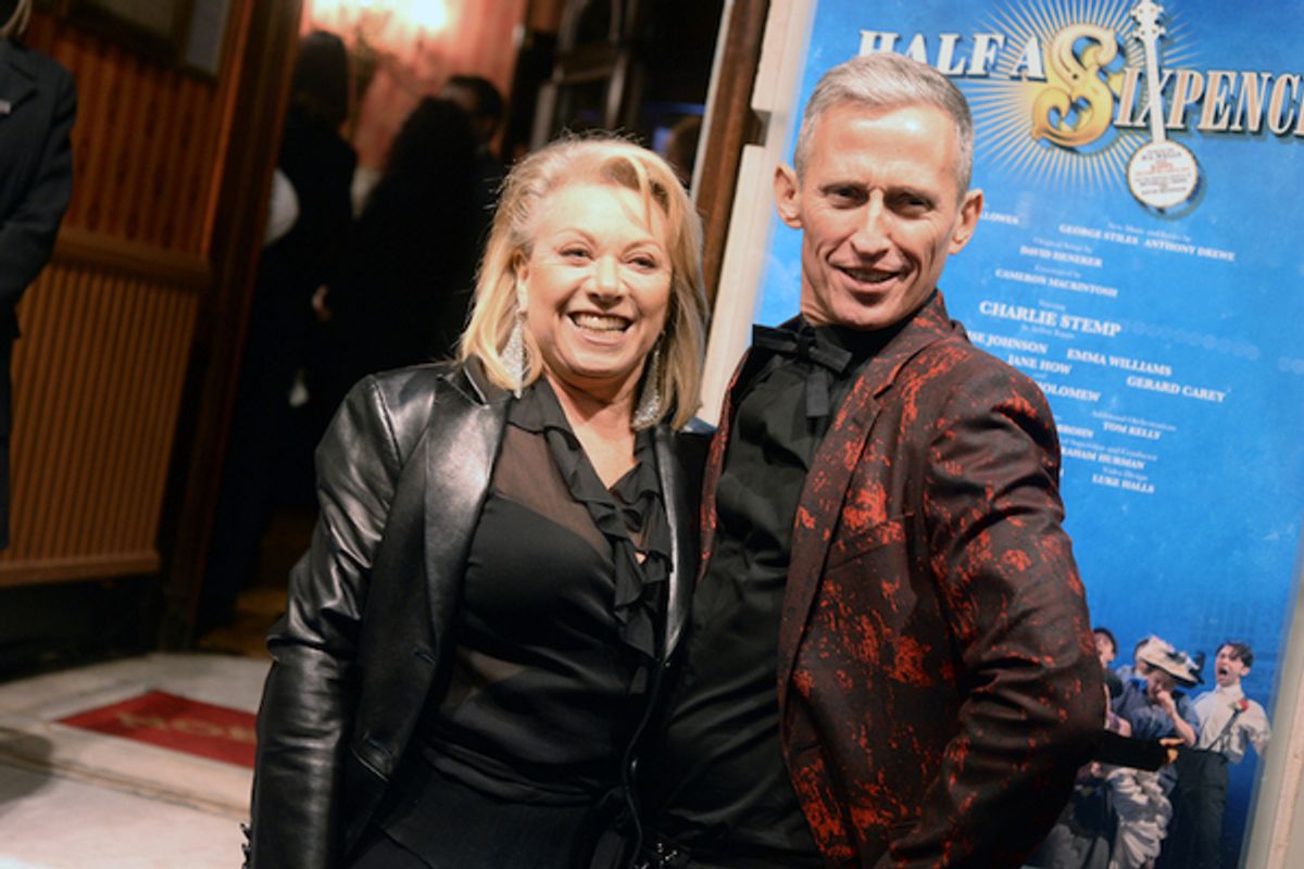 Elaine Paige and George Stiles at 