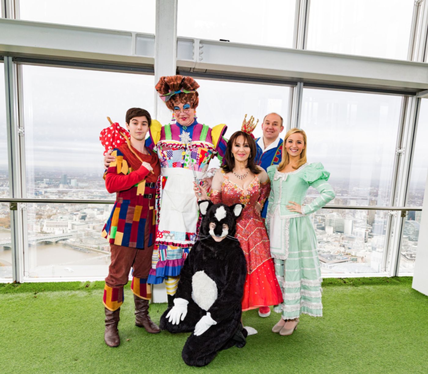 Photo Flash: Cast of DICK WHITTINGTON Pose at A View From the Shard  Image