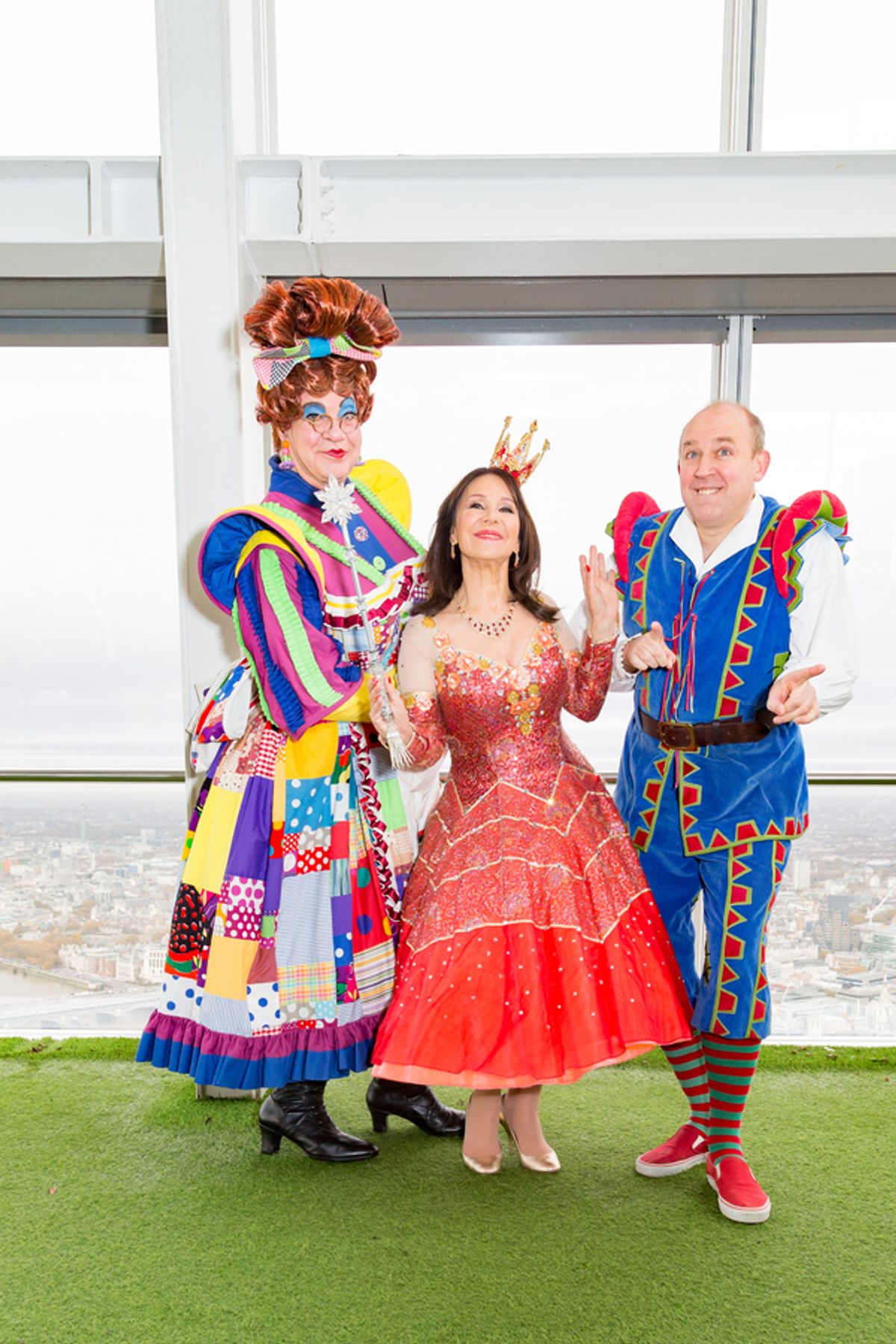 Matthew Kelly, Arlene Phillips, and Tim Vine at 