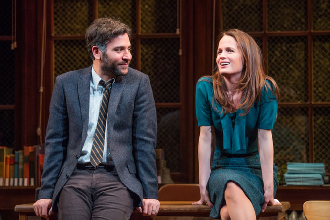 Photo Flash: First Look at Josh Radnor and Elizabeth Reaser in THE BABYLON LINE at Lincoln Center Theater  Image