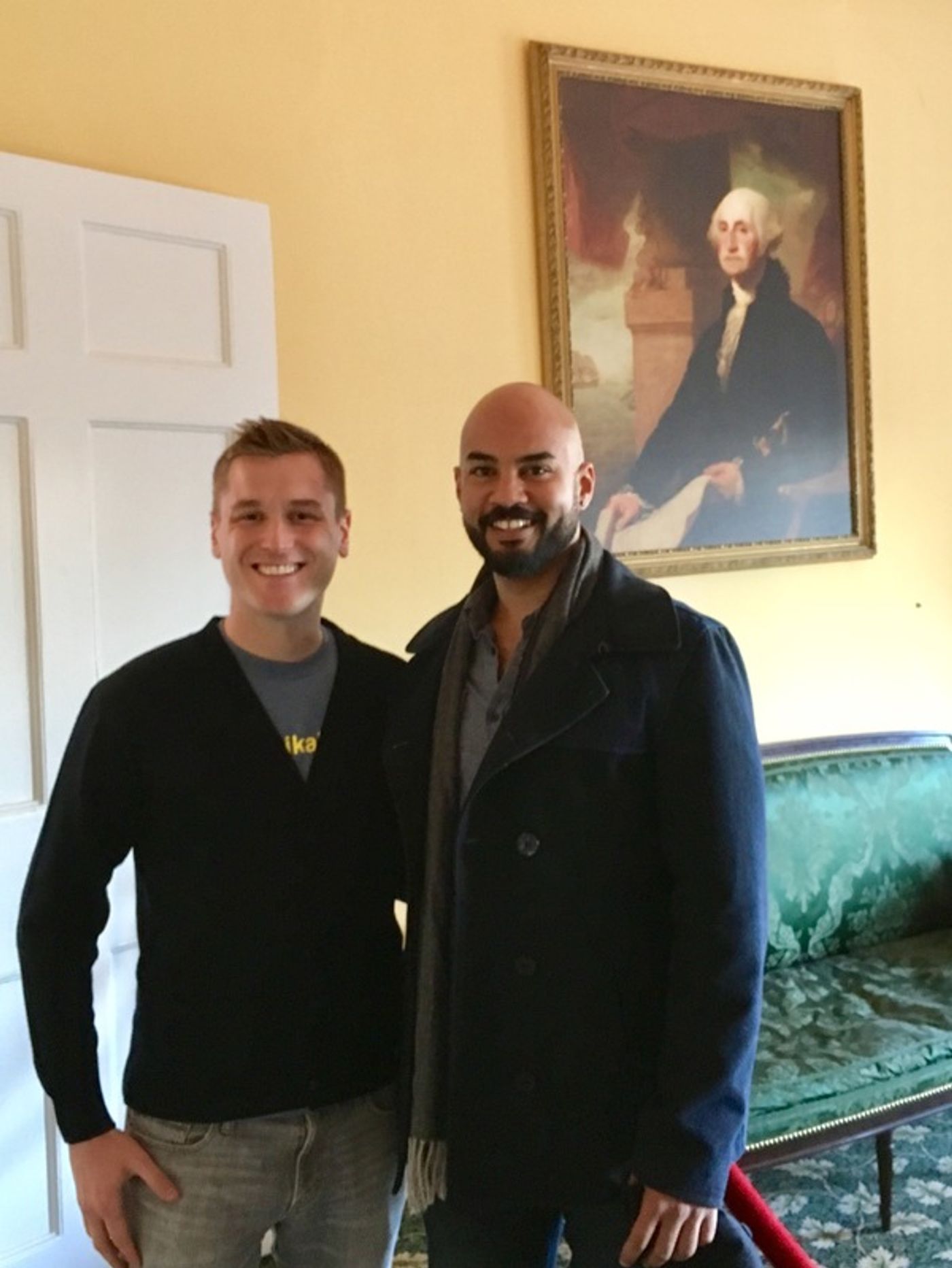 Photo Flash: HAMILTON's George Washington, Nicholas Christopher, Visits Hamilton Grange!  Image