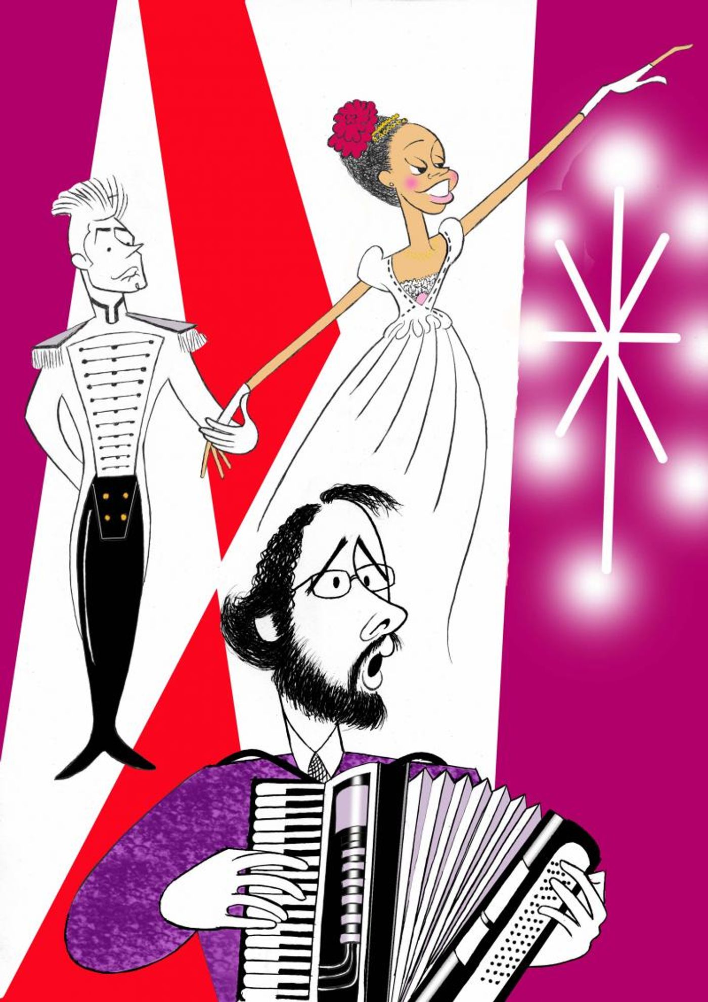BWW Exclusive: Ken Fallin Draws the Stage - NATASHA, PIERRE & THE GREAT COMET 1812 Image