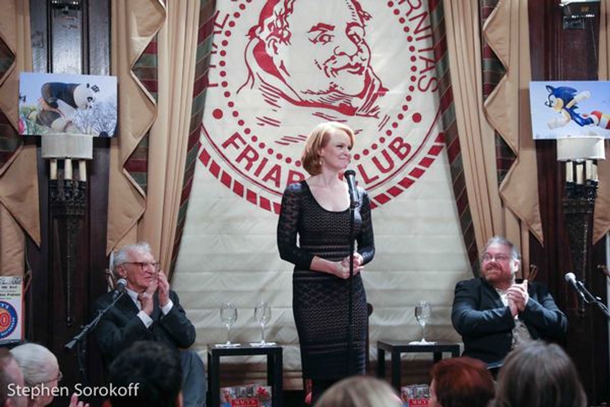 Sheldon Harnick, Kate Baldwin, Matt Harnick at 