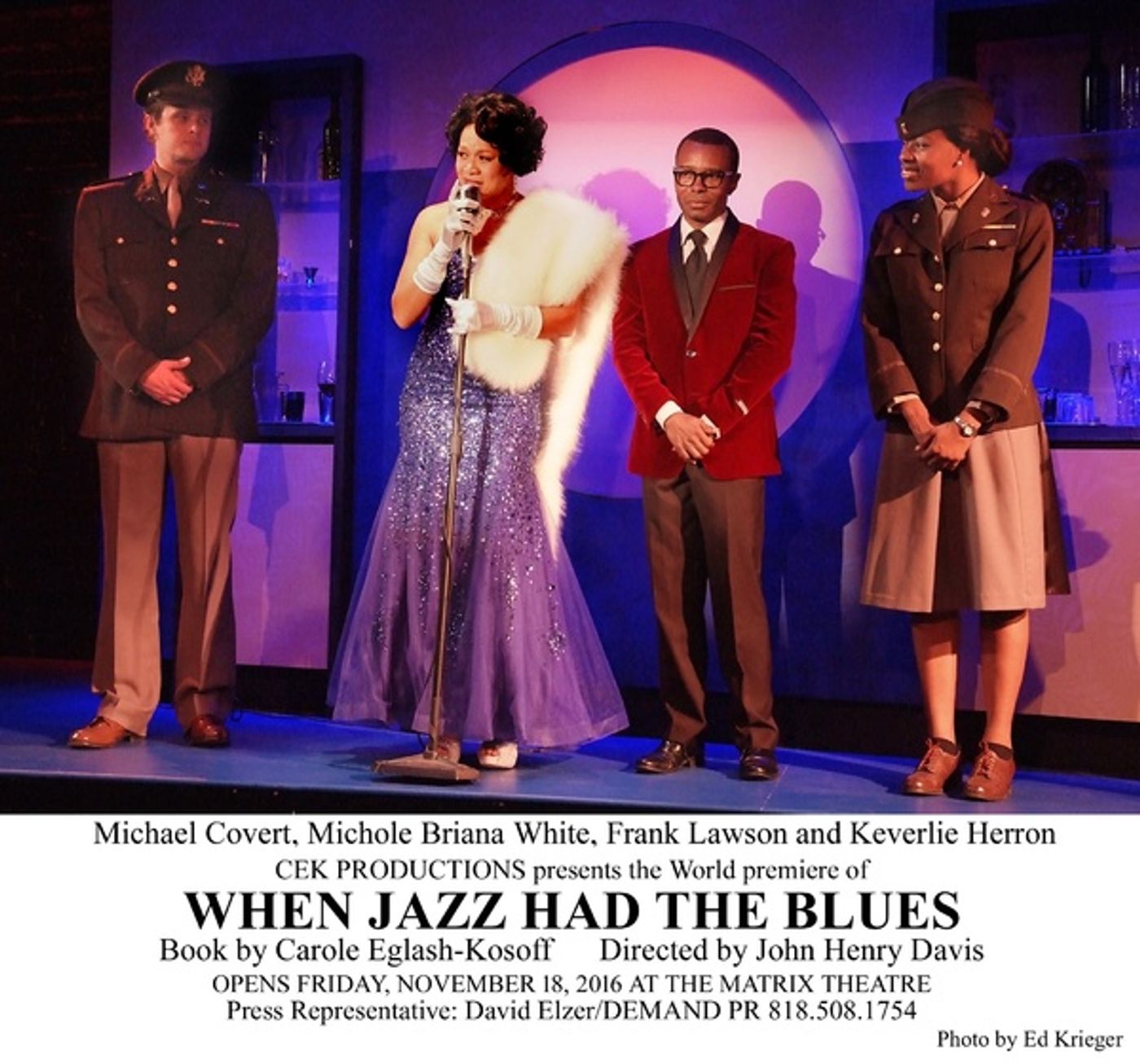 Photo Flash: First Look at CEK Productions' World Premiere of WHEN JAZZ HAD THE BLUES  Image