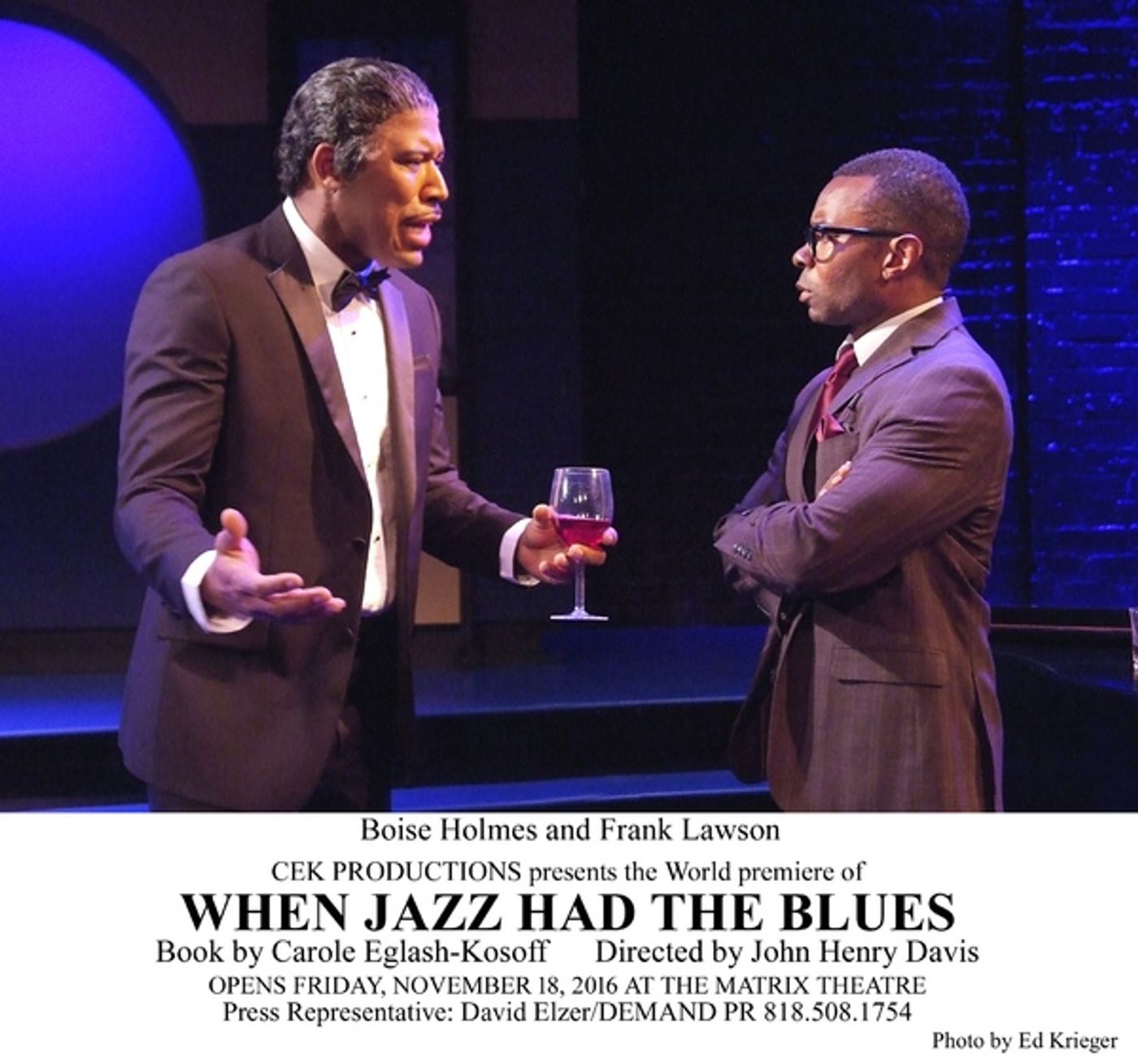 Photo Flash: First Look at CEK Productions' World Premiere of WHEN JAZZ HAD THE BLUES  Image