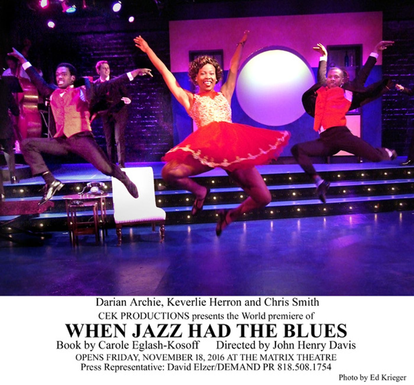 Photo Flash: First Look at CEK Productions' World Premiere of WHEN JAZZ HAD THE BLUES  Image