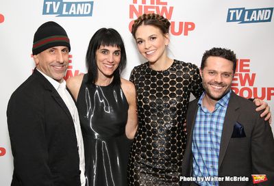  Scott Elliott, Leigh Silverman, Sutton Foster and Joshua Bergasse  Photo