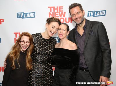 Molly Bernard, Sutton Foster, Miriam Shor and Peter Hermann  Photo