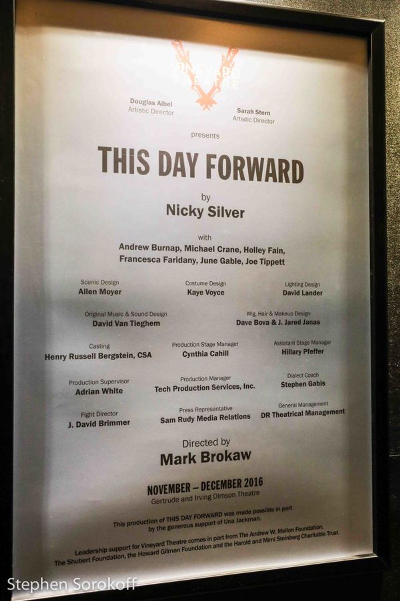 Photo Coverage: Vineyard Theatre's THIS DAY FORWARD Celebrates Opening Night  Image