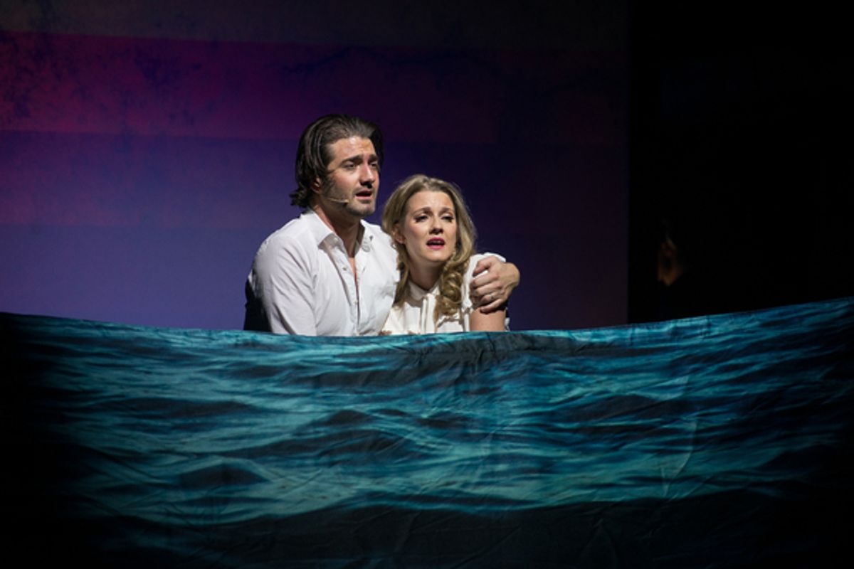 Oliver Tompsett and Alice Fearn at 