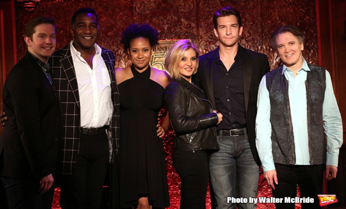 Rory O'Malley, Norm Lewis, Tracie Thoms, Orfeh, Andy Karl and Charles Busch  at 