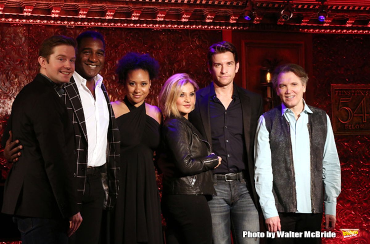 Rory O'Malley, Norm Lewis, Tracie Thoms, Orfeh, Andy Karl and Charles Busch  at 