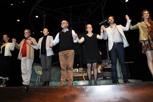 Liron Ben-Shlush, Sharon Alexander, Keren Tzur, Dvir Benedek, Dorit Lev-Ari, Ishai Go Photo