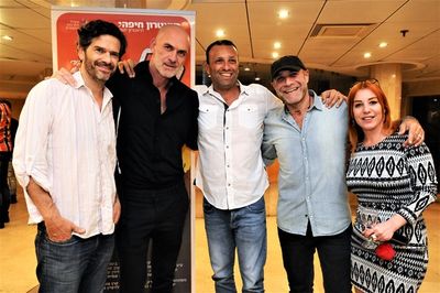 Ishai Golan, Motty Reif, Yair Malka, Dvir Benedek and Gilat Sela Photo