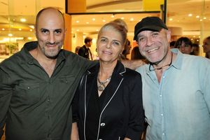 Moshe Naor, Rivka Yahav and Dvir Benedek Photo