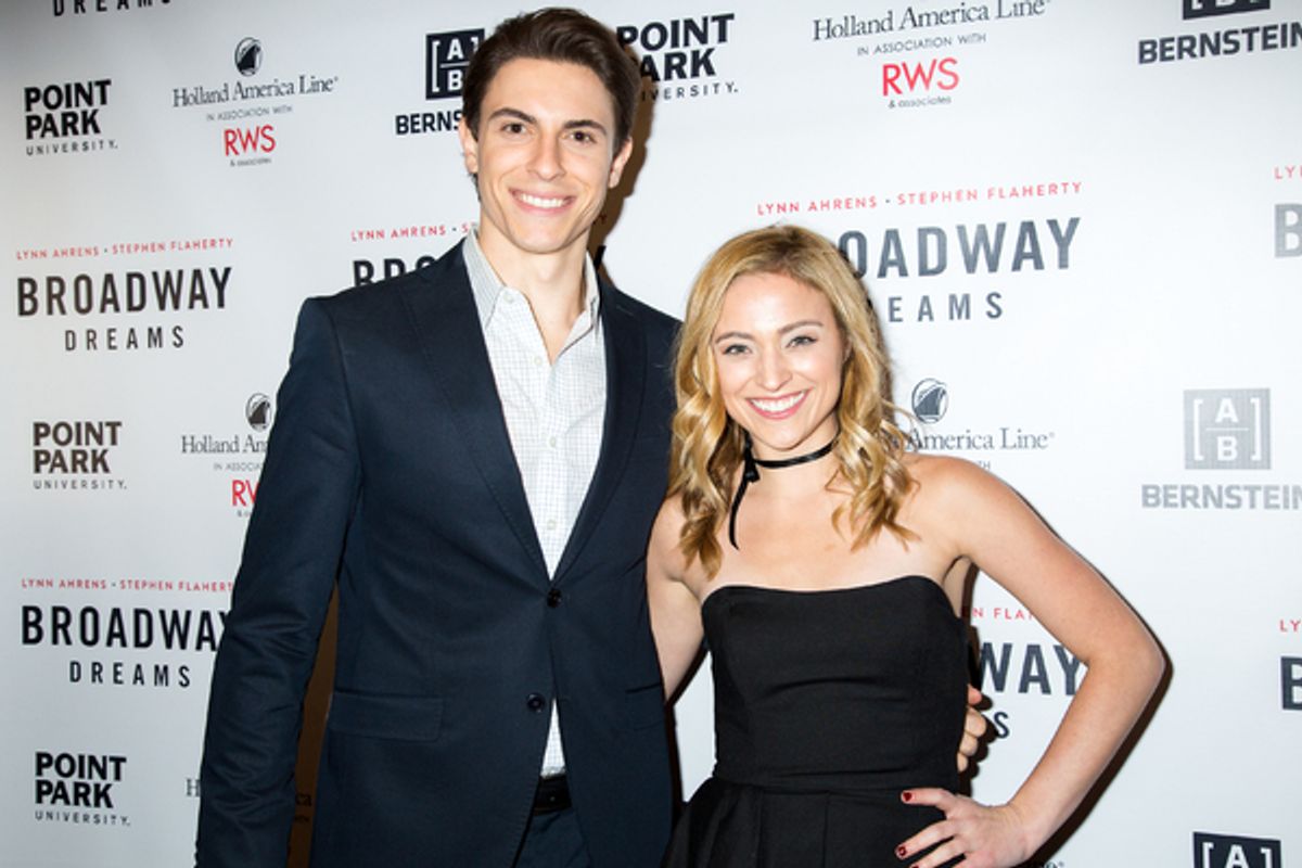 Derek Klena, Christy Altomare at 