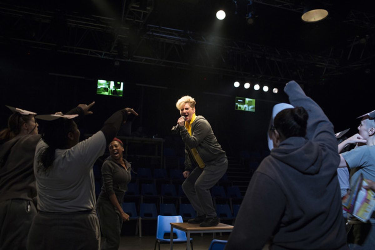 Jackie Clune the Company of JULIUS CAESAR at 