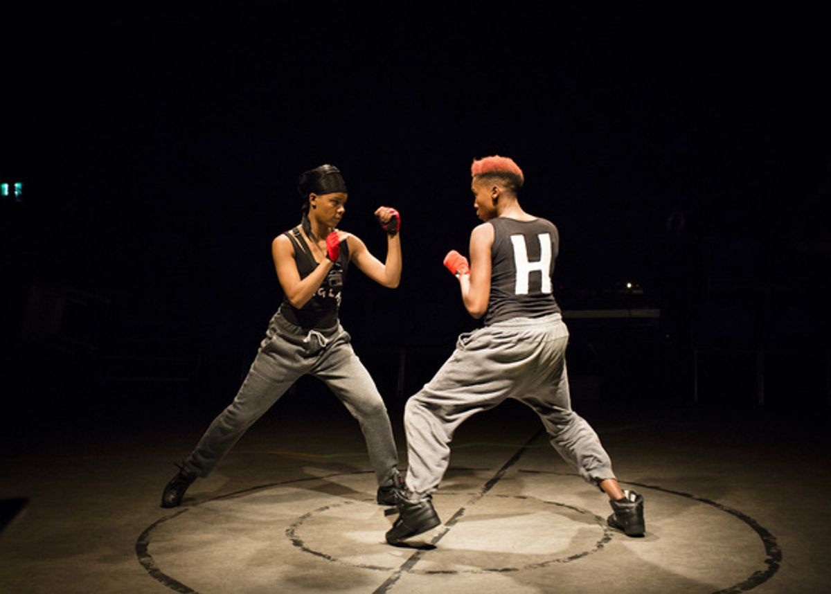 Leah Harvey and Jade Anouka at 