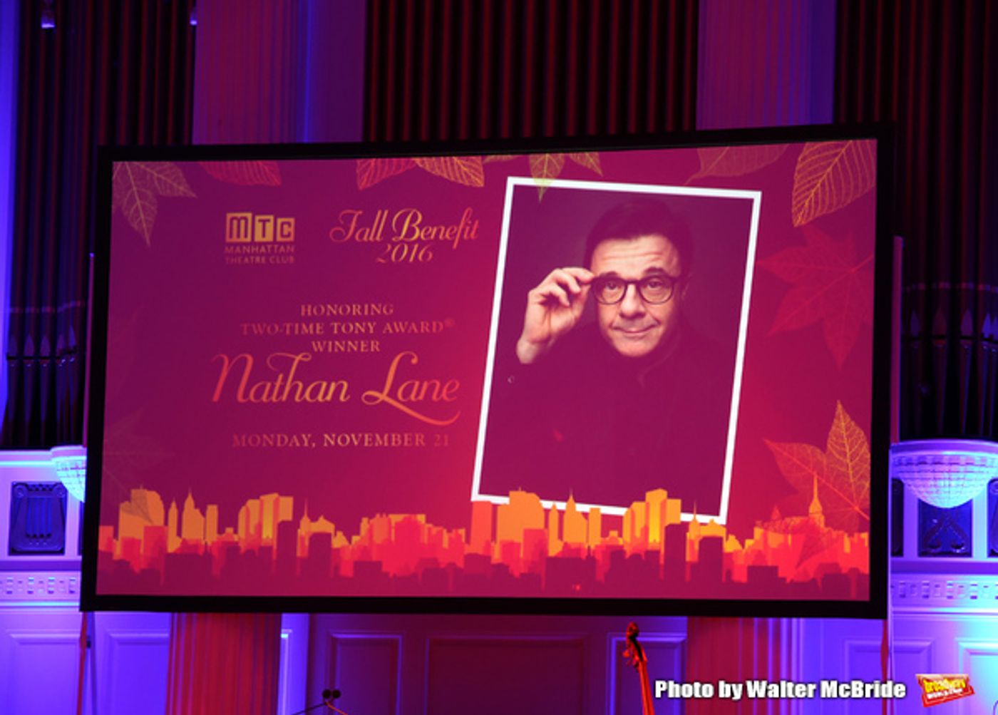 Photo Coverage: MTC Honors Nathan Lane at 2016 Fall Gala  Image