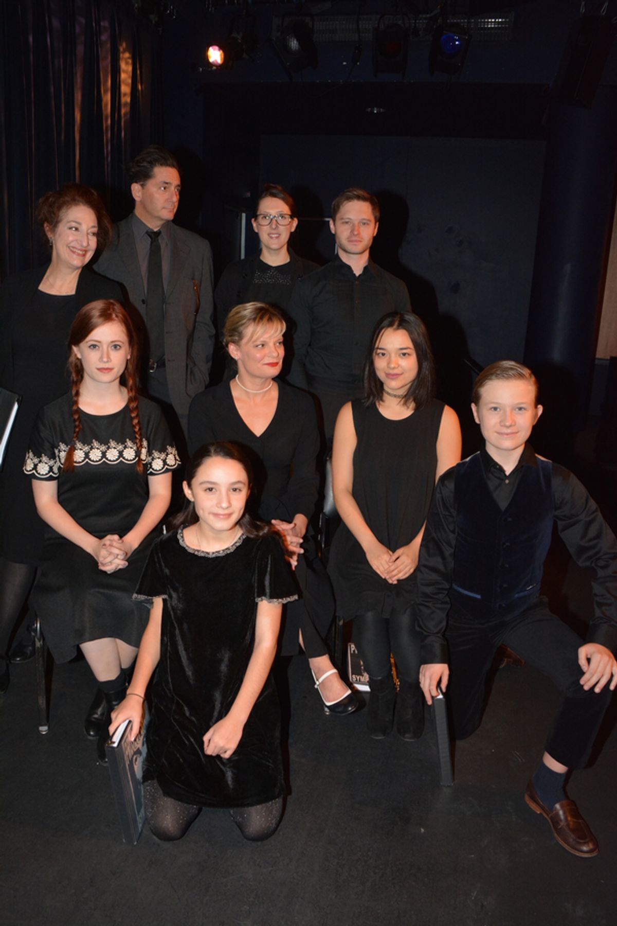 Dana Smith Croll, Reg Rogers Clemmie Evans, Bobby Steggert, Susannah Perkins, Marta Plimpton, Midori Francis, Ava Ulloa and Eason Rytter at 